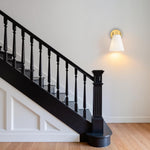 2 pack wall lighting fixtures glass indoor wall lamp gold wall sconces