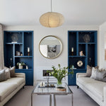 2- Pack lantern lights white paper light paper, metal decor lights