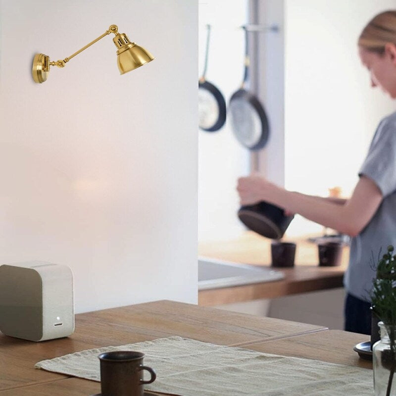 2-Pack wall lights gold sconce lights iron living room lights