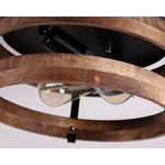 2 light rust flush mount ceiling light fixture wood ceiling lamp round drum semi flush mount ceiling lamp