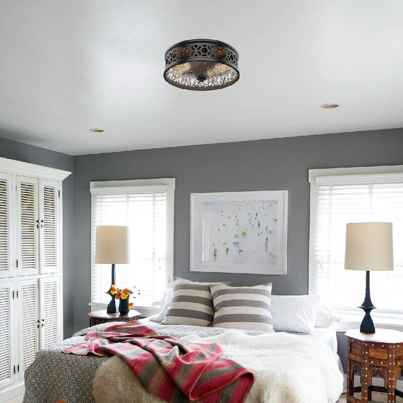 2 light vintage bedroom lights black fixture light glass ceiling light