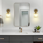 Modern wall lamp fixture crystal metal modern wall lights gold wall light