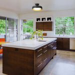 12 inch flush mount light metal kitchen light daylight white Dimmable light