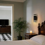Up down wall sconce aluminum porch lights fixture black wall light