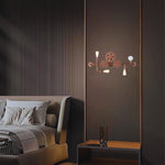 Farmhouse wall lamp bronze light fixture metal wall light