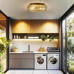 3 light ceiling light Crystal iron Crystal lights bronze kitchen light