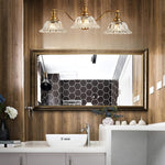 3- Lights fixture  light gold vanity light brass bathroom light