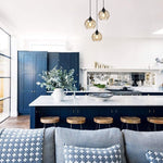 3-Light pendant light black and gold hanging lights glass, metal dining lights