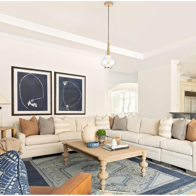 3-Light porch lights gold pendant lighting Iron and crystal dining room lights