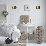 3-Pack light fixtures gold kitchen pendant lamps aluminum LED pendant light