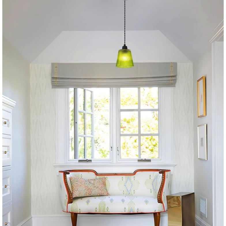 3-Pack pendant lights green kitchen lights glass, metal island lights