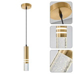 3 pack modern light fixtures Gold kitchen lighting Metal pendant light