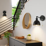 1 light wall light metal sconce light black doorway light