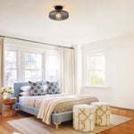 11.8 inch dining room chandelier glass metal light ceiling light black hallway lighting