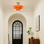 3-Layer ceiling light fixture metal ceiling lights gold orange ceiling lamps