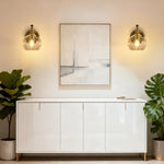 1-Light wall lights glass bathroom light fixtures gold vanity lights
