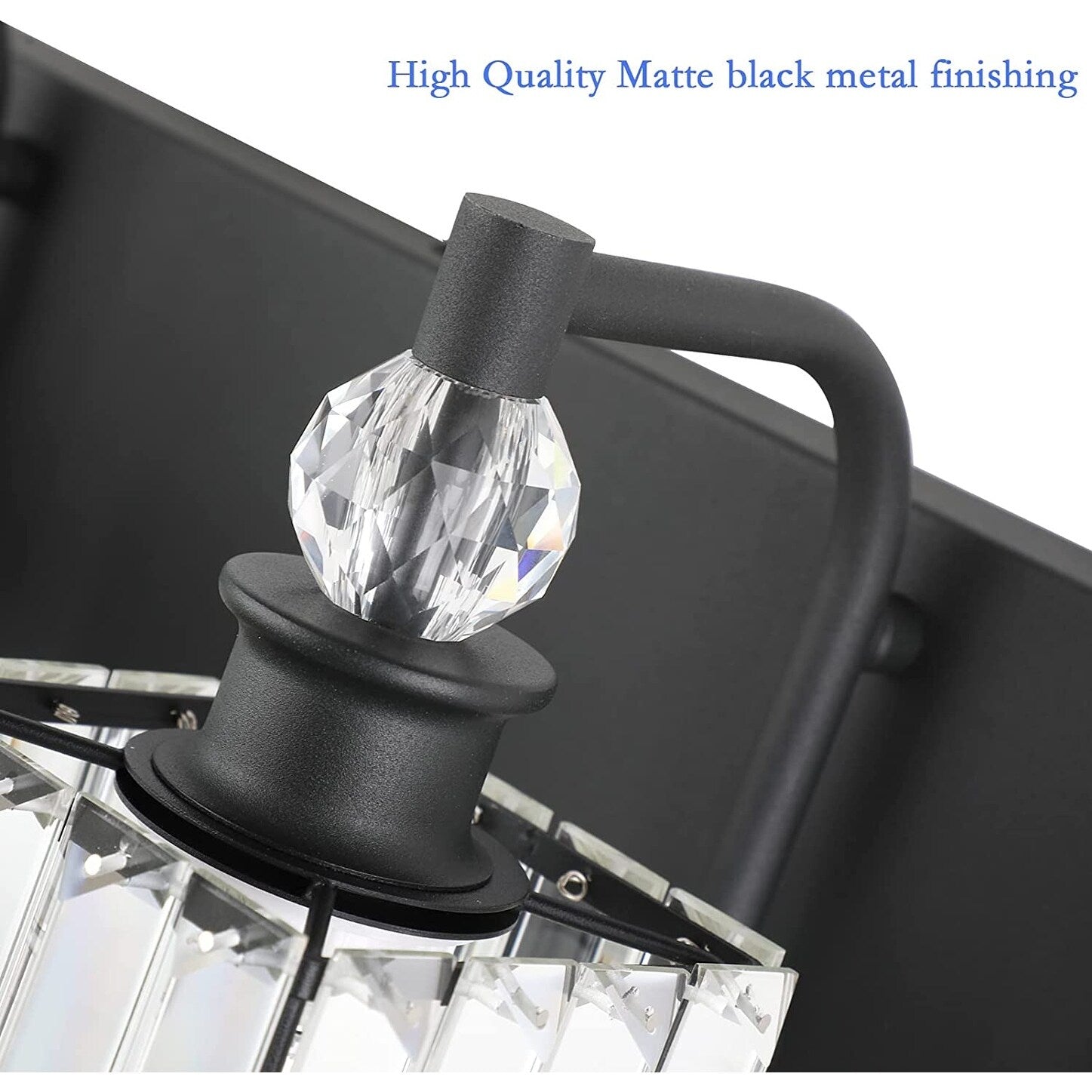 4 light crystal vanity wall light black industrial wall lamp vanity wall light