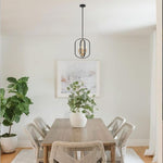 4 light farmhouse light fixtures black, gold kitchen light metal pendant light