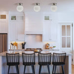 1 light bathroom light glass light fixture brushed nickel ceiling light