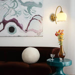 Vintage wall sconce gold light fixture metal wall light