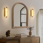 1 PCS Modern wall light fixture alabaster marble wall sconce black wall lamp