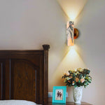 Single-Head light bulbs marble wall light bronze wall sconce