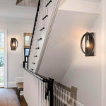 Farmhouse wall sconce iron hallway light dark bronze wall light