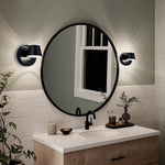 Rotatable led wall sconce metal sconces wall lighting black wall lamp