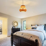 2 Light hangable light nature kitchen chandelier  bamboo pendant light