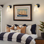 2 pack wall light glass metal light bulb light black gold wall sconces