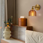 LED wall sconce gold wall light brass, copper, glass wall bulb