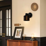 Modern light fixture metal brass wall mount lamp black wall sconce