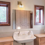 1 light wall sconce metal vanity light brass wall light