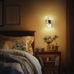 2 pack led lights acrylic dimmable light gold ring bathroom light