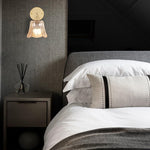 2  Pack wall sconces Rose Amber wall lighting glass, metal bedroom wall lighting