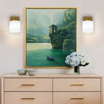 1 Pack bathroom lighting glass metal wall sconces gold wall light