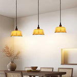 Vintage pendant light glass hanging lamp metal ceiling fixture