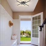 4 light led light iron bedroom light black light fixture