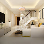 1-light ceiling lamp milk white pendant light glass brass fixtures