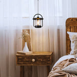 2 pack light bulb glass metal light fixtures black Island light