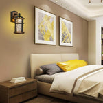 Classic lamp lamps Aluminum lighting bulb Brown Wall Mount light