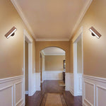 2 pack wall sconce aluminum polycarbonate wood dimmable wall walnut wood wall lights