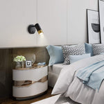Modern wall sconce aluminum hallway light black gold wall bulb