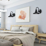 E26 wall sconce black wall light fixture metal wall light