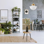 Adjustable hanging lamp fixture gold and mushroom dining room lights glass,metal pendant light lamp