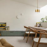 Adjustable height pendant light gold island light glass, metal lighting for kitchen