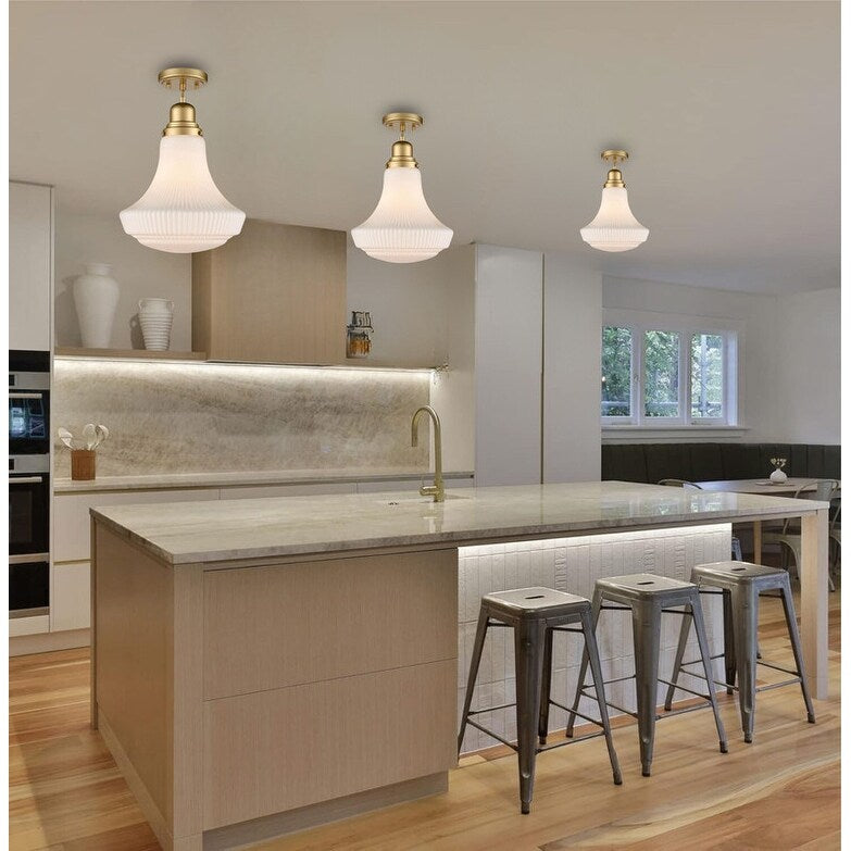 Art deco light fixture gold kitchen light iron pendant light