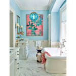 Blue globe pendant light coastal nautical hanging pendant lights