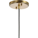 Industrial globe gold pendant light black drop light