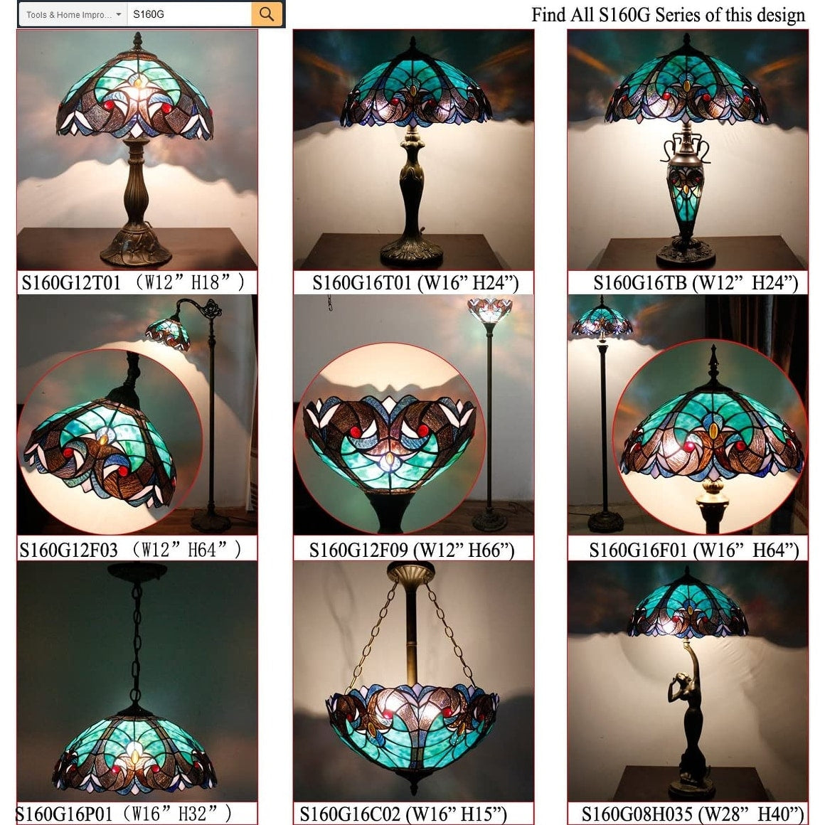 Industrial tiffany ceiling light fixture multi color semi flush mount lamp